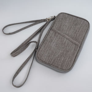 Portefeuille de carte de passeport promotionnel <span class=keywords><strong>moins</strong></span> <span class=keywords><strong>cher</strong></span> avec fonction RFID, avec sangles de poignée - Product Image 4