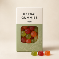 Complément Alimentaire en Gummies à Base de Plantes OEM ODM, 60 Gummies par Bouteille, Formule Personnalisée
