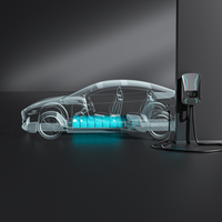3.5kW 7kW 11kW 22kW AC Station De Charge De Voiture Lectrique Type 2 EV Wallbox 11KW AC Ocpp 7Kw Monophasé EV Chargeur