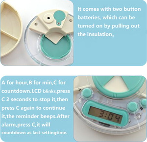 Caja de tableta médica con temporizador, caja con caja de anuncios <span class=keywords><strong>inteligente</strong></span>, con alarma, gran oferta - Product Image 4