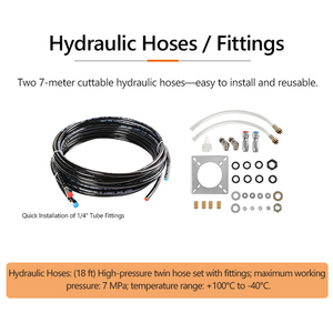 Kit de direction hydraulique <span class=keywords><strong>hors</strong></span>-<span class=keywords><strong>bord</strong></span> marin neuf 350 CV avec pompe de commande, vérin hydraulique et tuyau, accessoires complets - Product Image 6