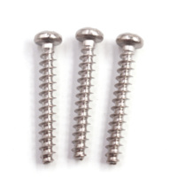 Sekrup Pembentuk Ulir Baja Karbon Hitam M2 M2.3 M2.6 M3 M3.5 M4 Kepala Bundar Phillips Self Tapping Screw untuk Plastik