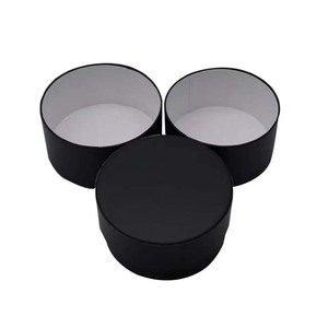 Tùy Chỉnh Màu Đen Sang Trọng Vòng Tông Quà Tặng Bao Bì Ống Hoa Mỹ Phẩm Sản Phẩm Gói Hộp Giấy - Product Image 2