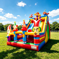 Fabrikpreis Große Aufblasbare Rutsche aus PVC in Gewerbequalität, Buntes Hüpfburg-Set für Kinder-Outdoor-Partys und Vermietung