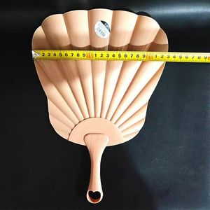 New plastic colorful banana leaf <b>fan</b>, hand-cranked, suitable for home use in summer, portable, durable, and <b>large</b>-sized for - Product Image 2