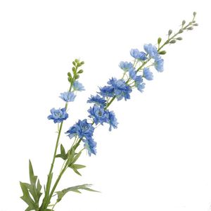 D-DE001 Suministros de Decoración para Bodas, <span class=keywords><strong>Delphinium</strong></span> Artificial con Tacto Real, <span class=keywords><strong>Delphinium</strong></span> Azul para Centros de Mesa y Decoración de Mesas de Boda - Product Image 5