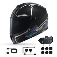 Headset Interkom Y10-2X 300m untuk 2 Pengendara Motor, Konektivitas Stabil, Earphone Helm Nirkabel, Terlaris