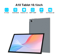 Tablette PC Android Wintouch avec logo personnalisé 10.1 pouces 4g Sim double Wifi Tab Octa-core Ram 4 Go Rom 64 Go Batterie 6000mah
