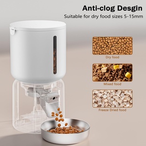 New Series 4L Battery Automatic <b>Cat</b> <b>Feeder</b> Voice Recording Wireless Smart Pet <b>Feeder</b> - Product Image 5