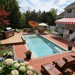 Piscina de Fibra de Vidrio Enterrada Personalizada para Jardín, de Gran Capacidad, Alta Resistencia y Larga Duración, con Escalones - Product Image 4