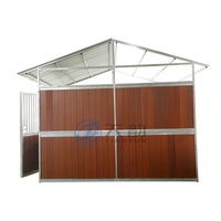 Box pour chevaux stable Australie 12x12 ferme équitation écurie équestre portable box pour chevaux écurie pour chevaux extérieur avec toit