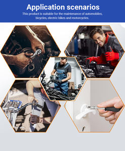 Bộ cờ lê ổ cắm chuyên nghiệp Wugeon GTY 46 món, dụng cụ cầm tay, tay quay, chống nước, hộp dụng cụ 20.5x6cm - Product Image 6