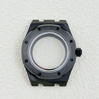 Hochwertiges 42MM Edelstahl-AP-Zubehörgehäuse mit Saphirglas für NH35/36 Uhrwerk und 31,8mm Zifferblatt