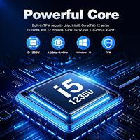 La Tableta Industrial Está Equipada con un Procesador Intel de 12.ª Generación I5-1235U, lo que Ofrece una Potencia de Computación Robusta para Tareas Complejas