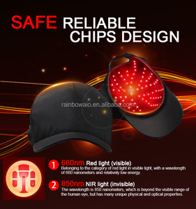 Minuterie de gradateur électrique commerciale à la maison utilisée Quad Led Light Therapie 633nm rouge 830nm <span class=keywords><strong>casque</strong></span> de thérapie par lumière rouge infrarouge - Product Image 2