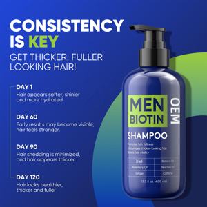 Cina fabbrica eco-friendly 400Ml uomini <span class=keywords><strong>Shampoo</strong></span> con biotina prevenire la perdita di <span class=keywords><strong>capelli</strong></span> follicolo rafforzamento Boost <span class=keywords><strong>crescita</strong></span> dei <span class=keywords><strong>capelli</strong></span> <span class=keywords><strong>Shampoo</strong></span> - Product Image 6