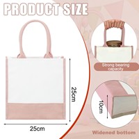 Sacs fourre-tout en coton personnalisés, légers, réutilisables, en gros, avec poignées, pour les courses, sacs fourre-tout en toile écologiques, vente en gros