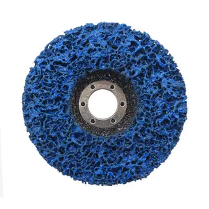 5 inci/125mm Strip poli roda pengupasan cakram untuk sudut penggiling cat pengupas roda bersih menghilangkan cat karat oksidasi pengelasan