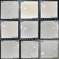 Carrelage Céramique Blanc Moderne 600x600mm en Porcelaine Émaillée, Dalle de Marbre Polie Antidérapante pour Salon - Vente en Gros Usine
