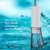 Hydropulseur Dentaire Sans Fil F5030 180ml 3 Modes 30-90PSI Rechargeable pour Famille et Voyage