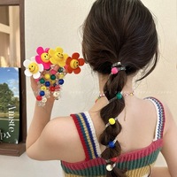 2025 nouveau Super fée mignon perlé queue de cheval en plastique été ligne téléphonique cheveux cravates pour filles femmes