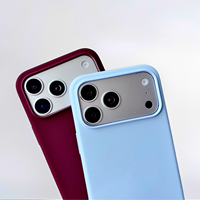 Coque magnétique en silicone liquide officielle Apple pour iPhone 18, 18 Pro, 18 Pro Max, compatible avec la charge sans fil magnétique, antichoc