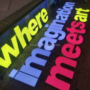 Panneau publicitaire lumineux Acrylique Signalisation 3D Led Sign Letters Store Front Led Lights - Product Image 6