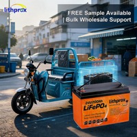 Nouvelle technologie LiFePO4, batterie d'aide à la mobilité 24V200AH, haute efficacité, protection contre les surcharges, pour fauteuil roulant, CE RoHS IP67