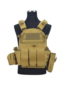 DFTV01 Outdoor <b>Men</b> Cosplay Games Tactical Vest with MG <b>Pouch</b> Faster Detach Molle Platform Black Khaki OD Green - Product Image 6
