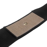 Vêtement en fibre d'argent conductrice approuvé CE et 510(k) par Konmed pour stimulateur basse fréquence TENS EMS, ceinture élastique conductrice