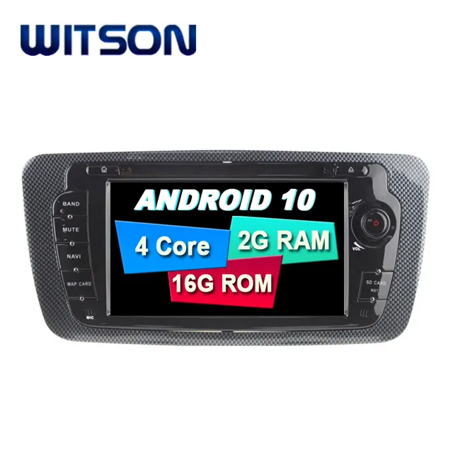 WITSON 7 pollici Android 10.0 Auto Video Radio Lettore DVD Per Seat Ibiza 2009-2013 Car Multimedia System