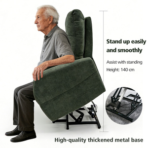 Fauteuil inclinable populaire avec massage par vibration, en cuir PU, structure métallique moderne, <span class=keywords><strong>aide</strong></span> à la santé, favori de l'industrie, <span class=keywords><strong>aide</strong></span> à se lever - Product Image 5