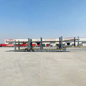 Semi-remorque porte-voitures chinoise neuve pour le transport de 8 à 10 voitures européennes, fabriquée en acier - Product Image 1