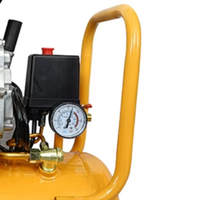 Compresor de Aire Portátil Industrial con Reducción de Ruido, Inflador de Neumáticos con Aplicaciones Versátiles, 126 l/min, 2850 rpm