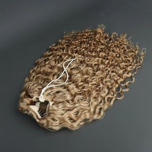 Extensiones <span class=keywords><strong>de</strong></span> Cabello Humano Ondulado Tipo Melena Rubia con Cordón, Ondas <span class=keywords><strong>de</strong></span> Agua, Fácil Instalación, Cola <span class=keywords><strong>de</strong></span> Caballo <span class=keywords><strong>de</strong></span> Moda en Stock - Product Image 2