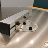 Scie à panneaux pliable portable Vortek, scie à table multifonctionnelle sans poussière pour la coupe du bois, mini scie circulaire horizontale 45/90 avec moteur