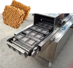 Maquinaria de extrusión automática de fideos instantáneos de arroz, línea de producción de equipo Industrial de fideos de Ramen secos sin pegamento