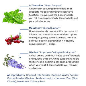 <span class=keywords><strong>Polvo</strong></span> de hongo Reishi orgánico con etiqueta privada con <span class=keywords><strong>cacao</strong></span> en <span class=keywords><strong>polvo</strong></span> L-teanina compatible con el estrés y el sueño Reishi Hot <span class=keywords><strong>Cacao</strong></span> Sleep Powder - Product Image 6