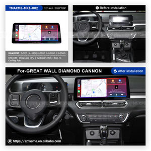 Android 12 Multimédia 12.3 pouces Big Touch Navigation Pour GREAT WALL DIAMOND CANNON 4G WIFI <span class=keywords><strong>GPeS</strong></span> DSP Écran Radio Voiture Sans Fil - Product Image 2