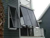 Volets de fenêtre en aluminium sur mesure, style plantation moderne, étanches et antivol, pour le marché américain