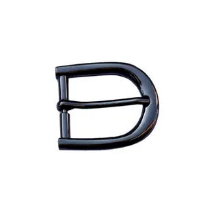 Wholesale 1 inch shoes roller pin metal buckle gunmetal color blanks pin belt buckle for handbag