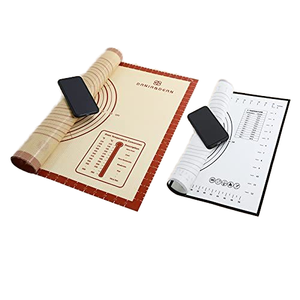 <span class=keywords><strong>Tapis</strong></span> de Cuisson Antiadhésif en Silicone 60x40 cm, Grand <span class=keywords><strong>Tapis</strong></span> de Pâtisserie Antidérapant avec Mesures pour Comptoir - Product Image 4