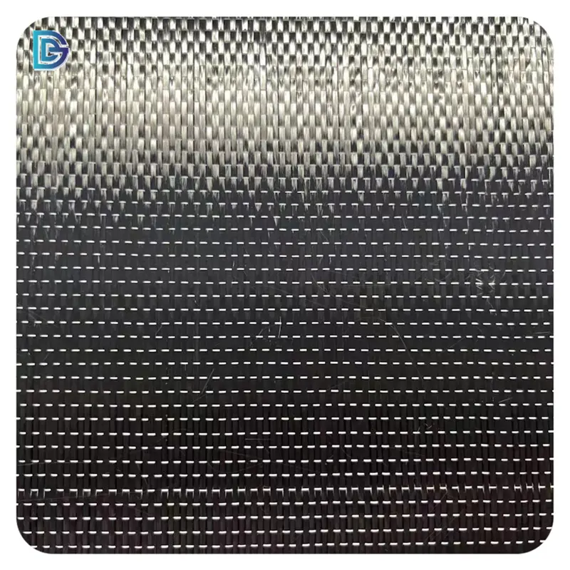 Горячая распродажа, 300 г/м2, 12 К, однонаправленный тканый углеродный волокнистый материал высокого качества для архитектурного армирования