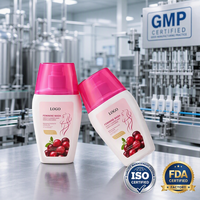 Nettoyant intime féminin OEM ODM sous marque privée, antibactérien, pH équilibré, hypoallergénique, formule personnalisée, pour l'hygiène féminine