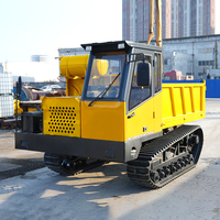 Hochwertiger 8-Tonnen 9-Tonnen Hydraulischer Raupenkipper Erdbewegungsmaschine Mini-Dumper Landwirtschaftlicher Allterrain-Mini-Kipper