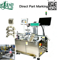 Machine de marquage laser à fibre directe pour tôles en acier inoxydable, avec fonction de lecture de code, collecte de données et rejet des pièces défectueuses (un article, un code)