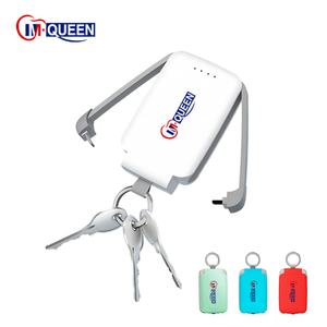 Cargador de Teléfono Portátil Personalizado con Llavero, Mini Banco de Energía Móvil de 2000 mAh/4000 mAh, Salida de 10 W, Linterna de Emergencia Incluida - Product Image 1