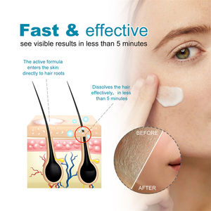 EELHOE Crema Depilatoria Labial Limpieza Calmante 5 Minutos Eliminación Rápida del Vello Piel Sensible Crema Depilatoria Facial - Product Image 2