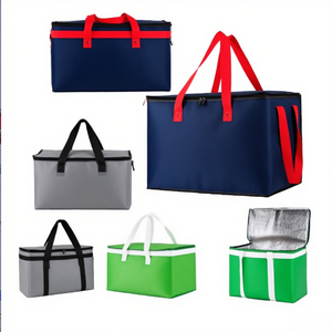 Sac isotherme tendance et doux en non-tissé pour le déjeuner, sac de courses décontracté et élégant pour pique-nique, isolation alimentaire en plein air, nouveau sac isotherme doux - Product Image 1