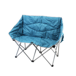 Fauteuil de camping pliable Tianye Outdoor Loveseat avec coussin chauffant, double siège avec porte-gobelet - Product Image 1